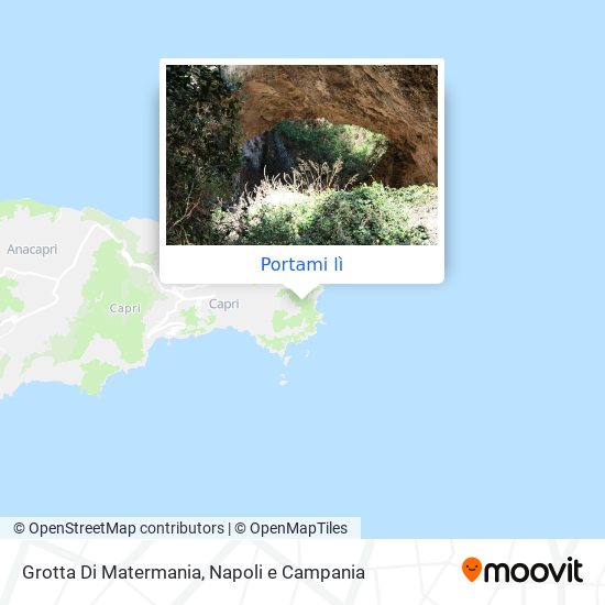 Mappa Grotta Di Matermania