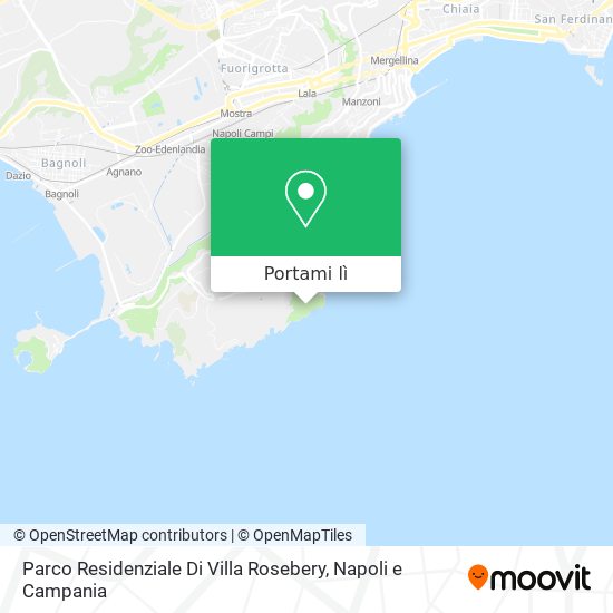 Mappa Parco Residenziale Di Villa Rosebery