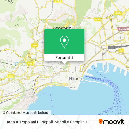 Mappa Targa Ai Popolani Di Napoli