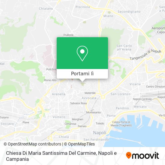 Mappa Chiesa Di Maria Santissima Del Carmine