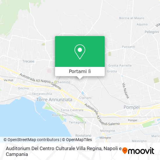 Mappa Auditorium Del Centro Culturale Villa Regina