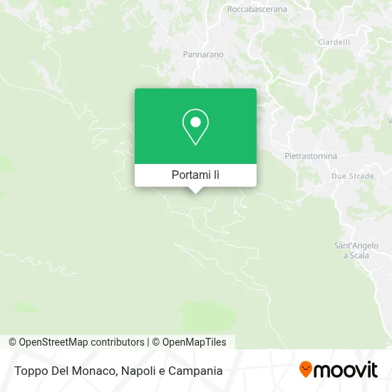 Mappa Toppo Del Monaco