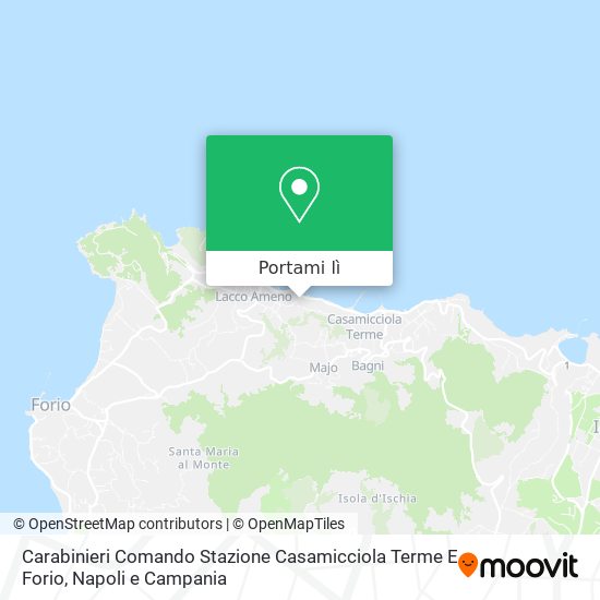 Mappa Carabinieri Comando Stazione Casamicciola Terme E Forio