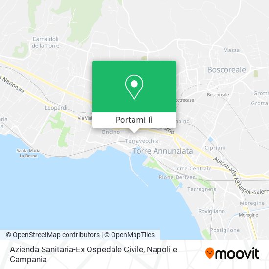 Mappa Azienda Sanitaria-Ex Ospedale Civile