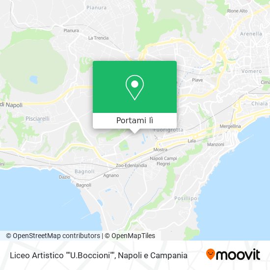 Mappa Liceo Artistico ""U.Boccioni""