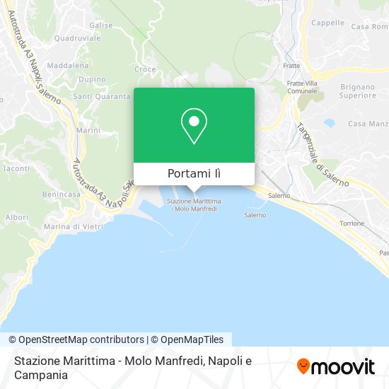 Mappa Stazione Marittima - Molo Manfredi