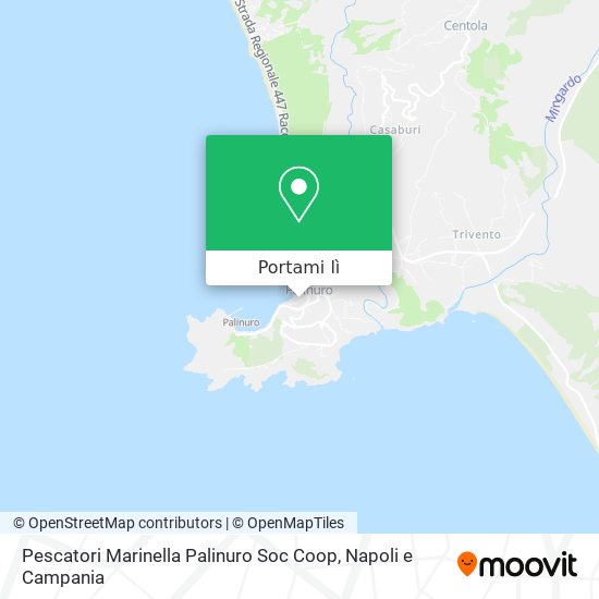 Mappa Pescatori Marinella Palinuro Soc Coop