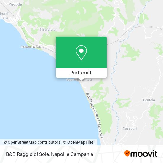 Mappa B&B Raggio di Sole