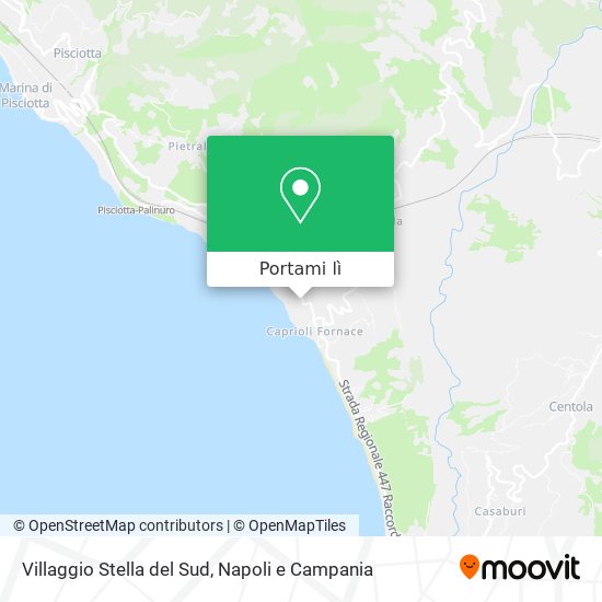 Mappa Villaggio Stella del Sud