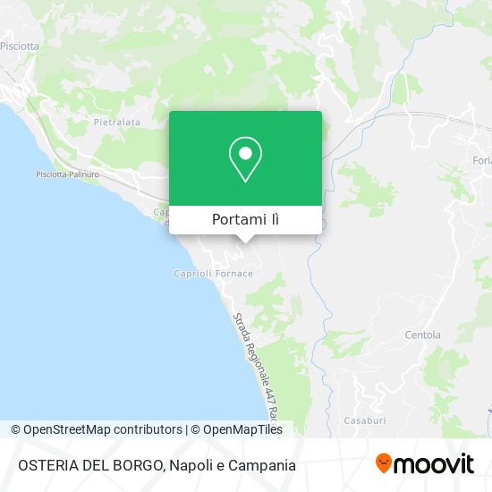 Mappa OSTERIA DEL BORGO