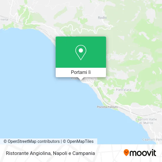 Mappa Ristorante Angiolina