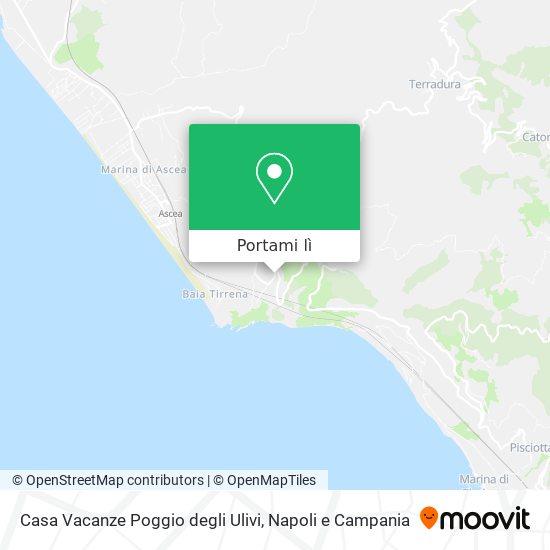 Mappa Casa Vacanze Poggio degli Ulivi