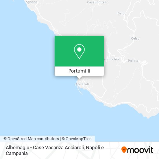 Mappa Albemagiù - Case Vacanza Acciaroli