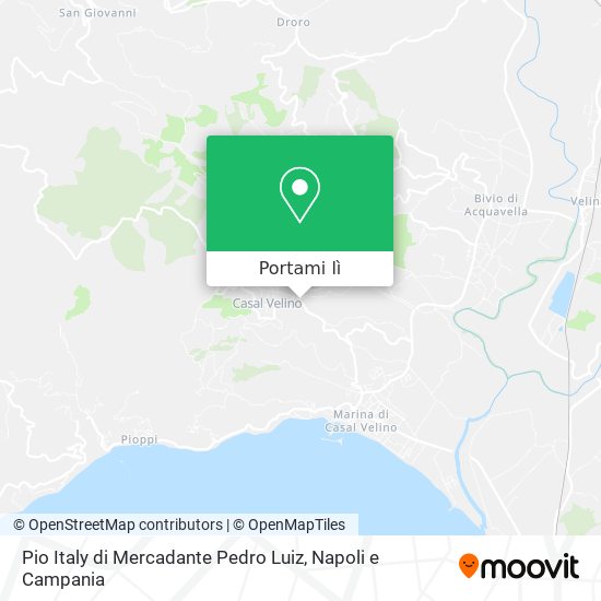 Mappa Pio Italy di Mercadante Pedro Luiz