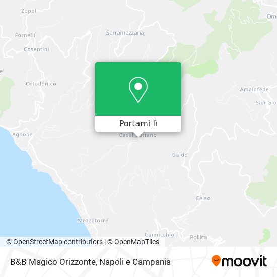 Mappa B&B Magico Orizzonte