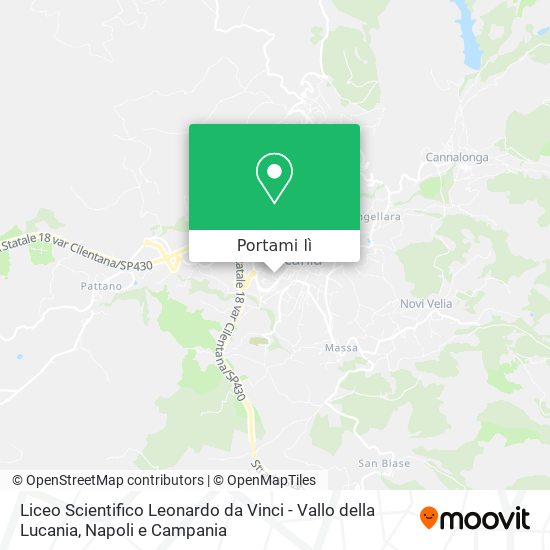 Mappa Liceo Scientifico Leonardo da Vinci - Vallo della Lucania