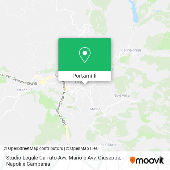 Mappa Studio Legale Carrato Avv. Mario e Avv. Giuseppe