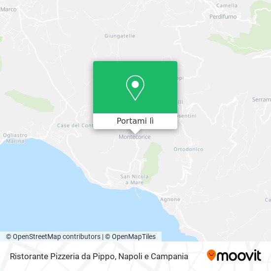 Mappa Ristorante Pizzeria da Pippo