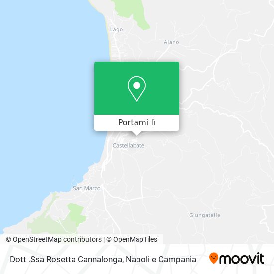 Mappa Dott .Ssa Rosetta Cannalonga