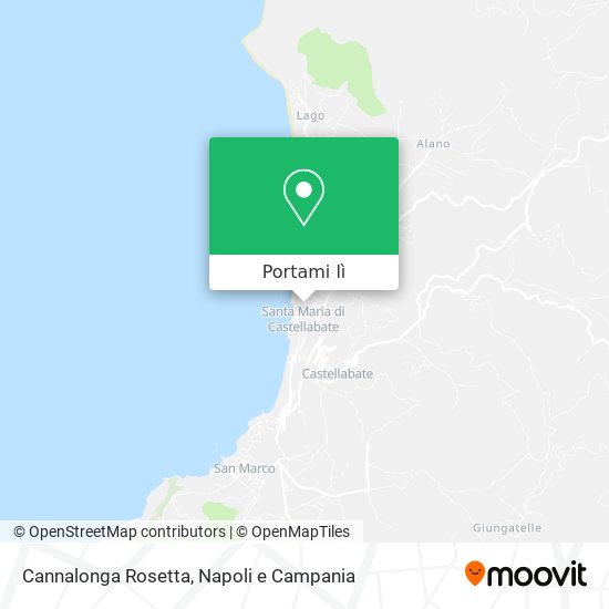 Mappa Cannalonga Rosetta