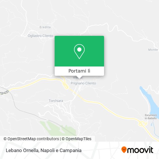 Mappa Lebano Ornella