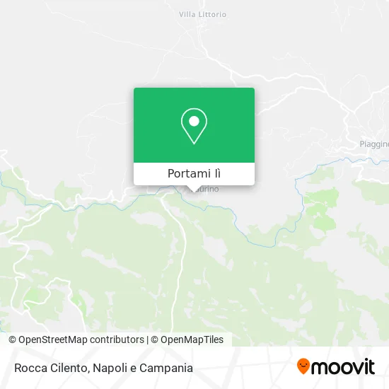 Mappa Rocca Cilento
