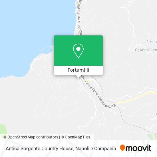 Mappa Antica Sorgente Country House