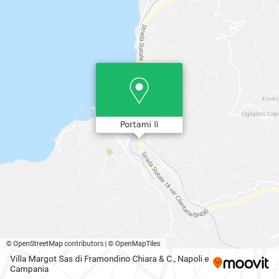 Mappa Villa Margot Sas di Framondino Chiara & C.