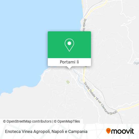 Mappa Enoteca Vinea Agropoli