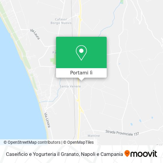 Mappa Caseificio e Yogurteria il Granato