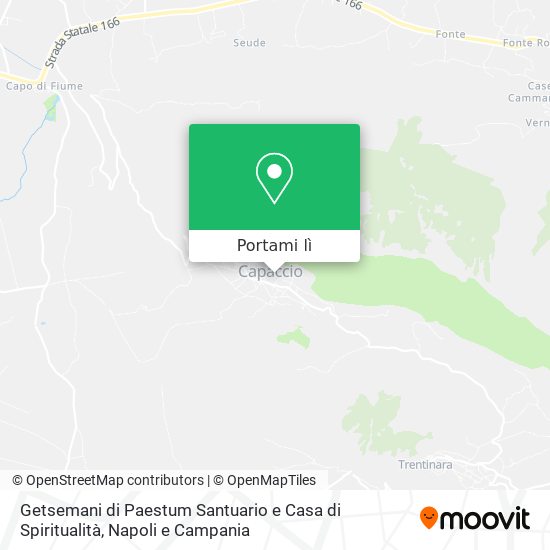 Mappa Getsemani di Paestum Santuario e Casa di Spiritualità