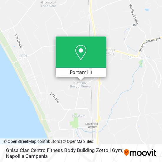 Mappa Ghisa Clan Centro Fitness Body Building Zottoli Gym