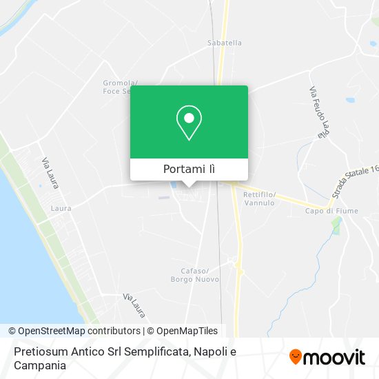 Mappa Pretiosum Antico Srl Semplificata