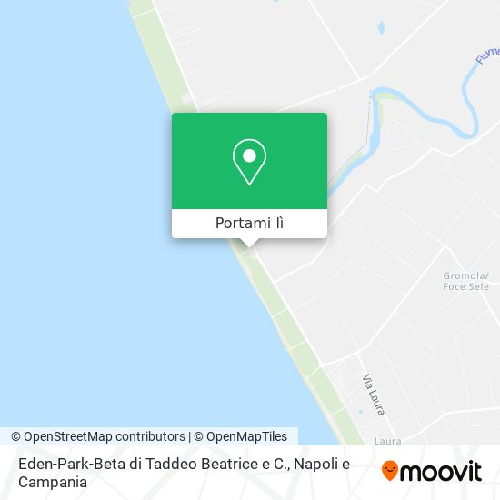 Mappa Eden-Park-Beta di Taddeo Beatrice e C.