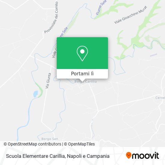 Mappa Scuola Elementare Carillia