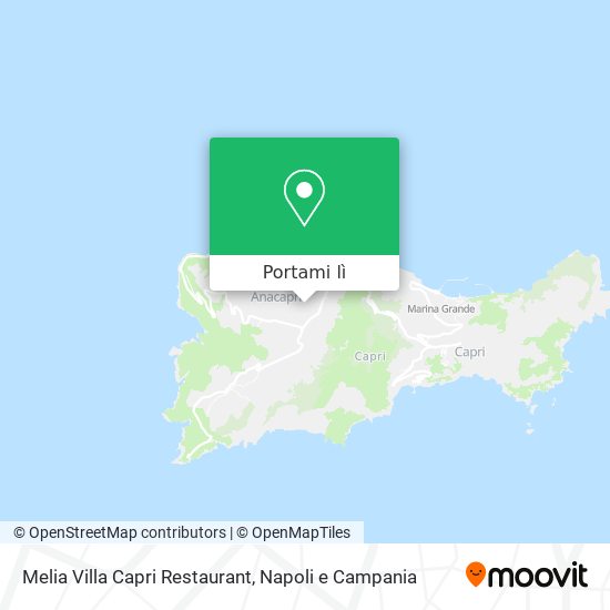 Mappa Melia Villa Capri Restaurant