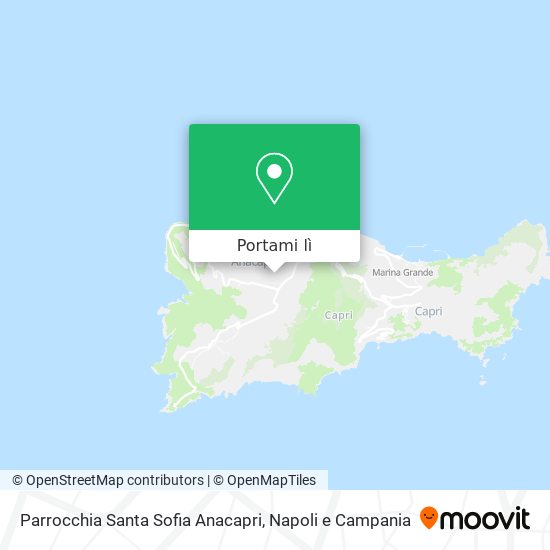 Mappa Parrocchia Santa Sofia Anacapri