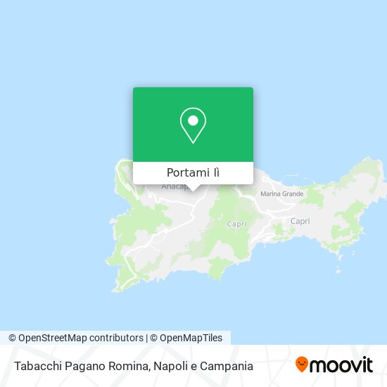 Mappa Tabacchi Pagano Romina