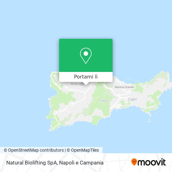 Mappa Natural Biolifting SpA