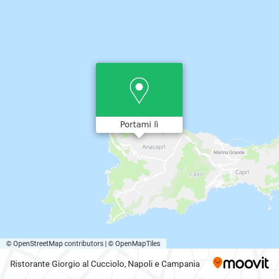 Mappa Ristorante Giorgio al Cucciolo
