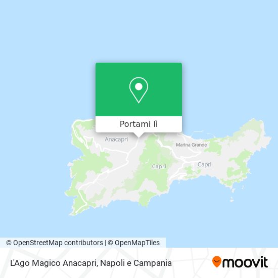 Mappa L'Ago Magico Anacapri