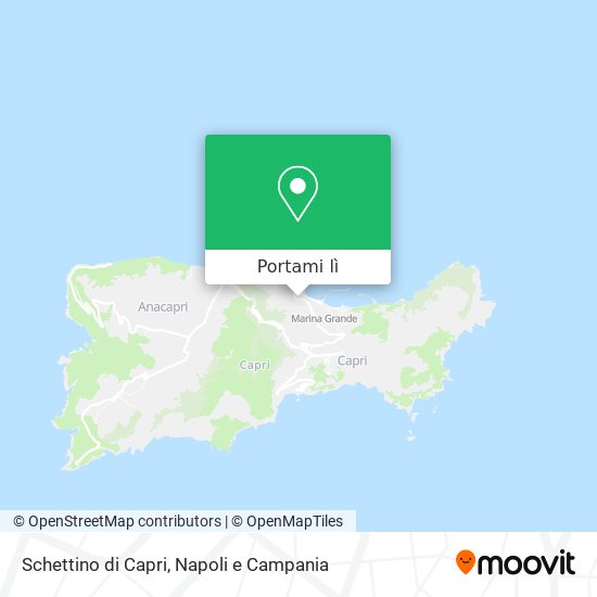Mappa Schettino di Capri