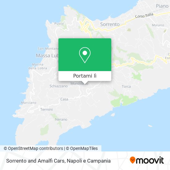 Mappa Sorrento and Amalfi Cars