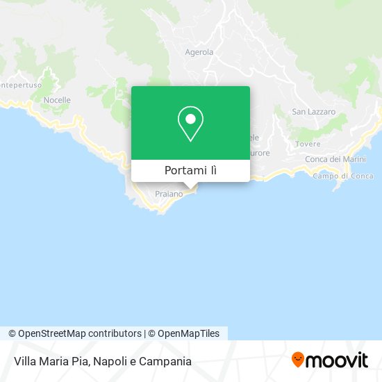 Mappa Villa Maria Pia