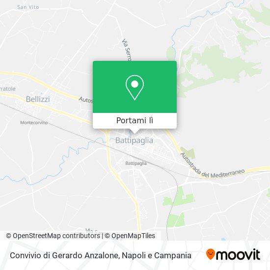 Mappa Convivio di Gerardo Anzalone