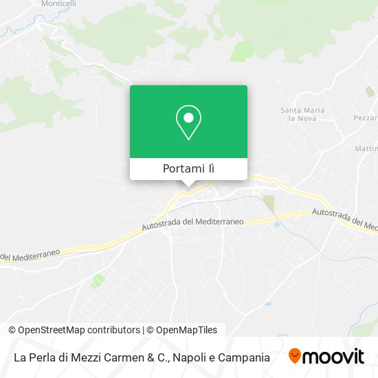 Mappa La Perla di Mezzi Carmen & C.