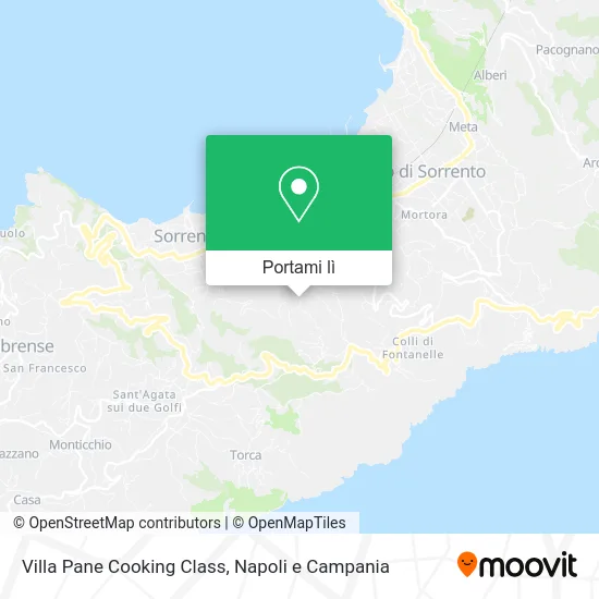 Mappa Villa Pane Cooking Class