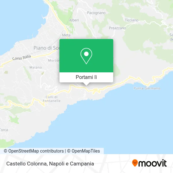 Mappa Castello Colonna