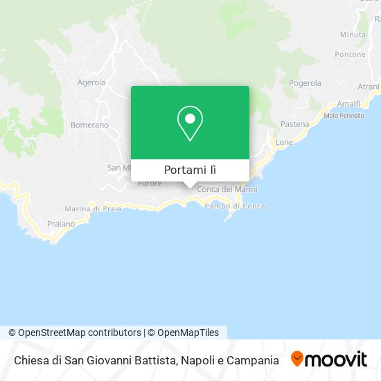 Mappa Chiesa di San Giovanni Battista