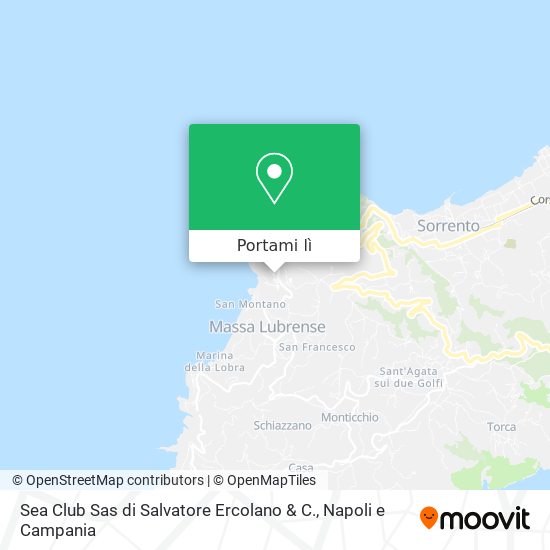 Mappa Sea Club Sas di Salvatore Ercolano & C.